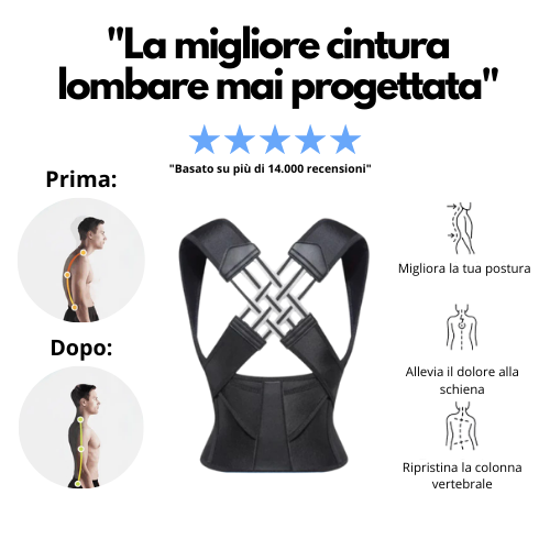Vitaly® Supporto Ergonomico per la Schiena