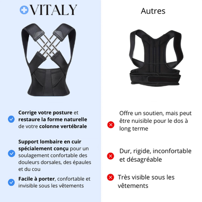 Vitaly® Ceinture Dorsale Ergonomique