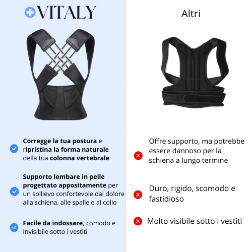 Vitaly® Supporto Ergonomico per la Schiena