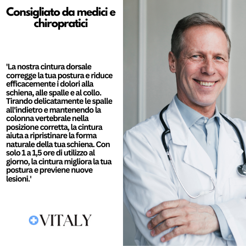 Vitaly® Supporto Ergonomico per la Schiena