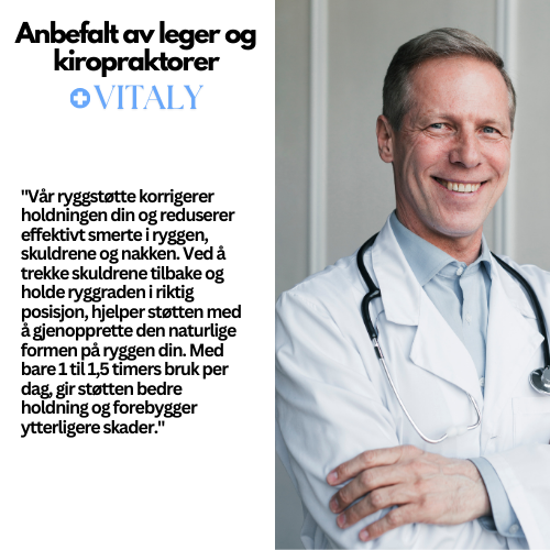 Vitaly® Ergonomiczny Ryggstøtte