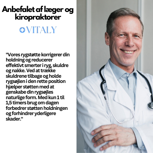 Vitaly® Ergonomisk Rygstøtte