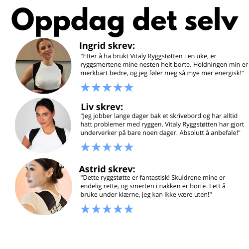 Vitaly® Ergonomiczny Ryggstøtte